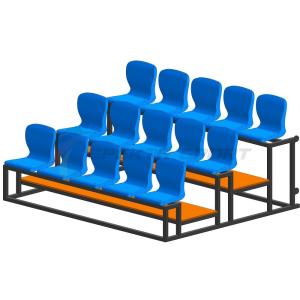 Купить Трибуна мобильная 3 ряда сиденья пластиковые на 15 мест в Сковородине 