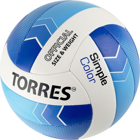 Купить Мяч волейбольный Torres Simple Color любительский р.5 в Сковородине 